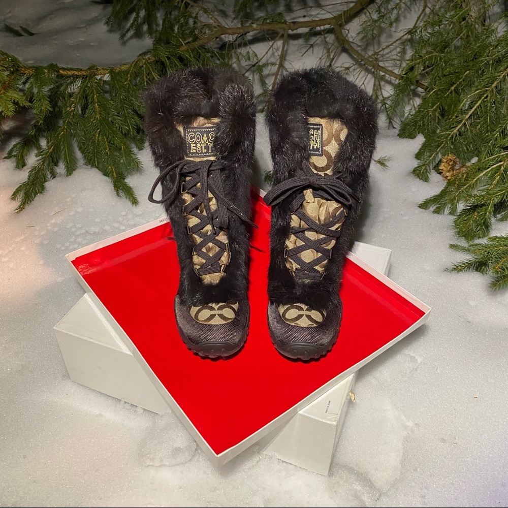 Coach Fur Snowboots